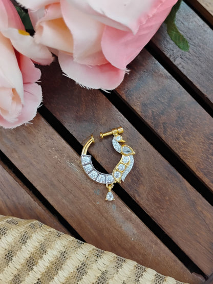 Mrunal AD Traditional Pearl Nose Pin