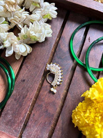 Ritu Diamond Style Indowestern Nose Pin