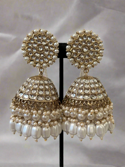 Ivory Ishita Jhumkis