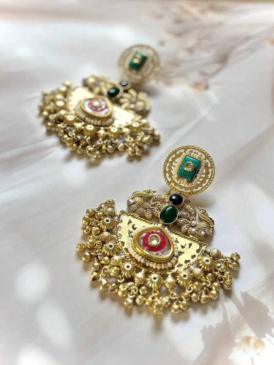 Ayushi Premium Brass Chandbalis