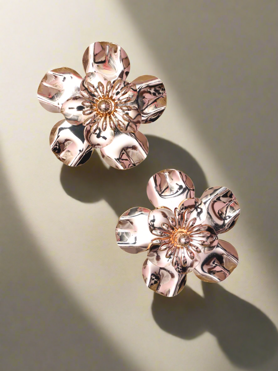 Multi Flower Western Earrings