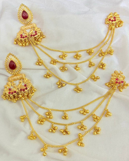 Morni Premium Brass Sahara / Kaanchain Earrings