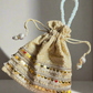 Golden Shiny Potli/Batwa Bag