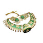 Only Green Meenakari Hasli Necklace Set