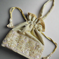 Golden Shiny Potli/Batwa Bag