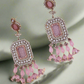 Baby Pink Aaghnya Designer Earrings