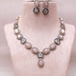 Lilac Taj Designer Necklace Set