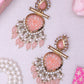 Peach Nysa Designer Earrings