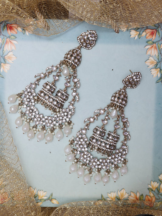 White Qutub Chandbalis