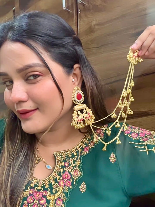 Morni Premium Brass Sahara / Kaanchain Earrings