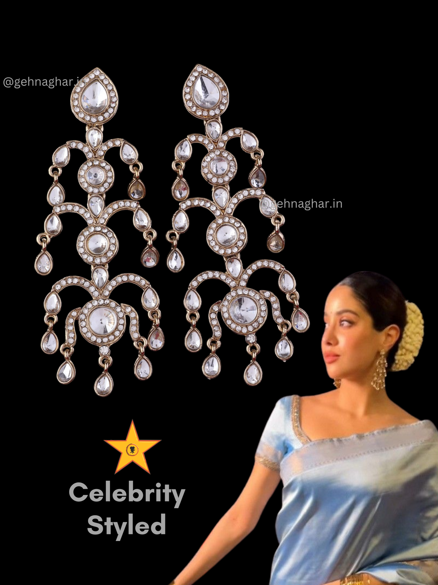 Janhvi Kapoor Inspired Earrings