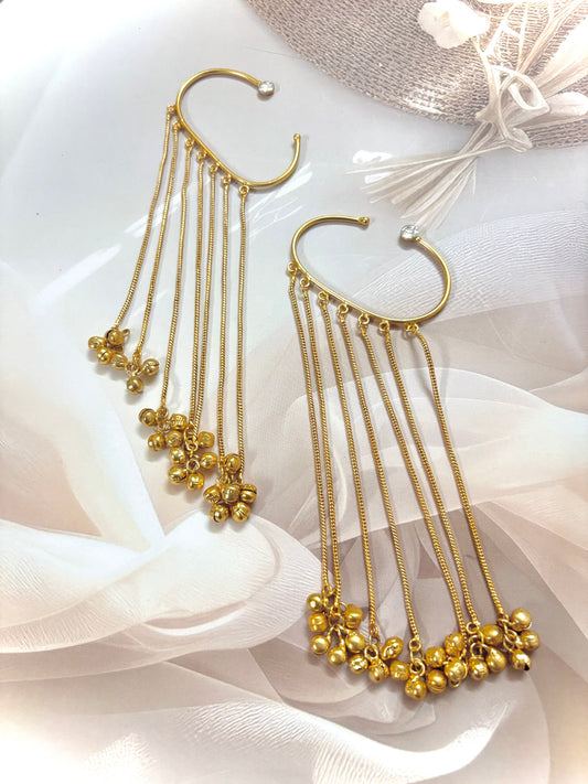 Golden Aarchi Premium Brass Earrings