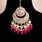 Pink Swara Necklace Set