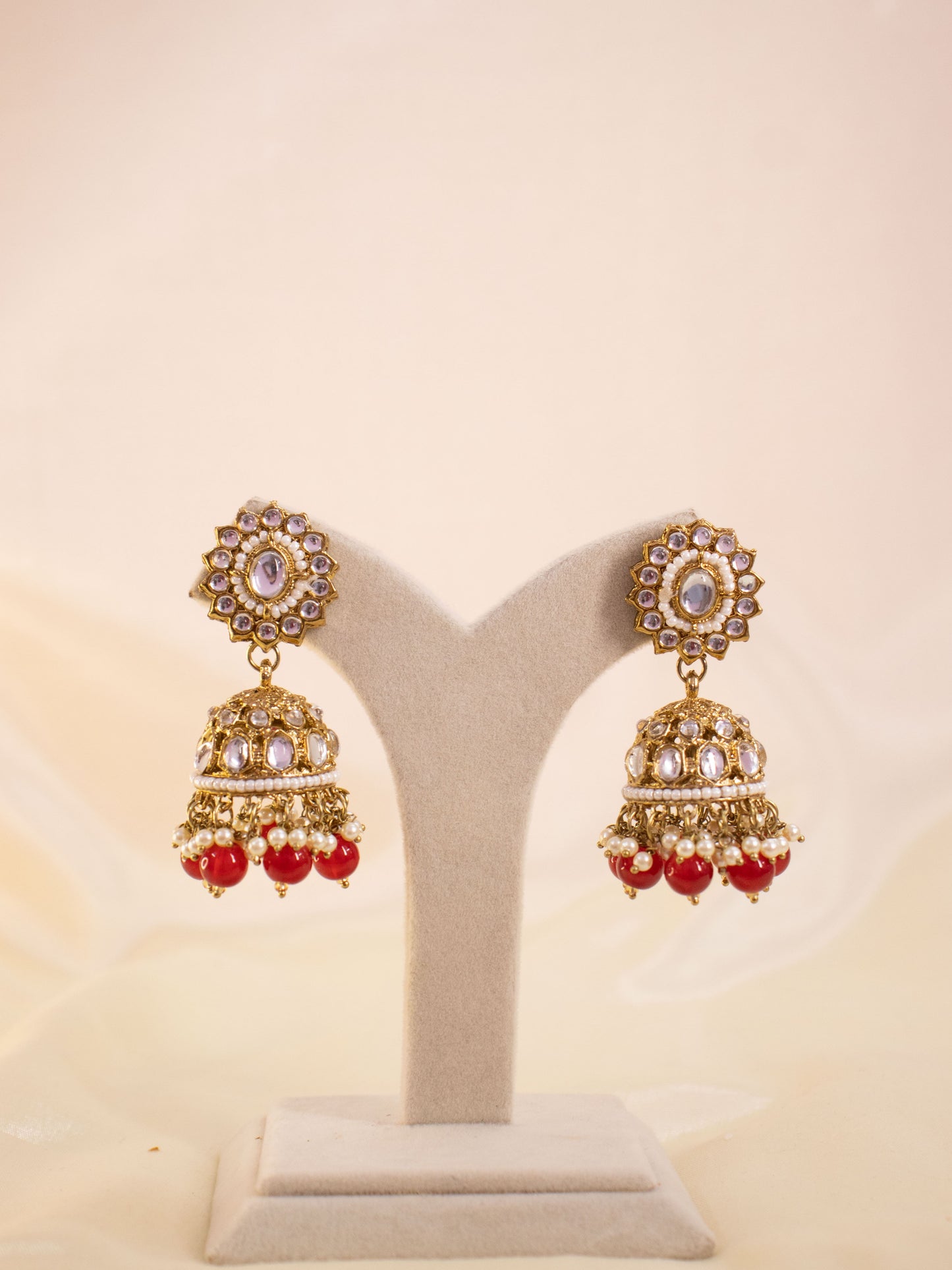 Red Kinjal Necklace Set