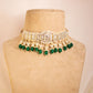 Emerald Green Swara Necklace Set