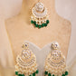 Emerald Green Swara Necklace Set