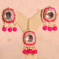 Pink Rhea Necklace Set