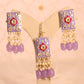 Lilac Chahat Choker Necklace Set