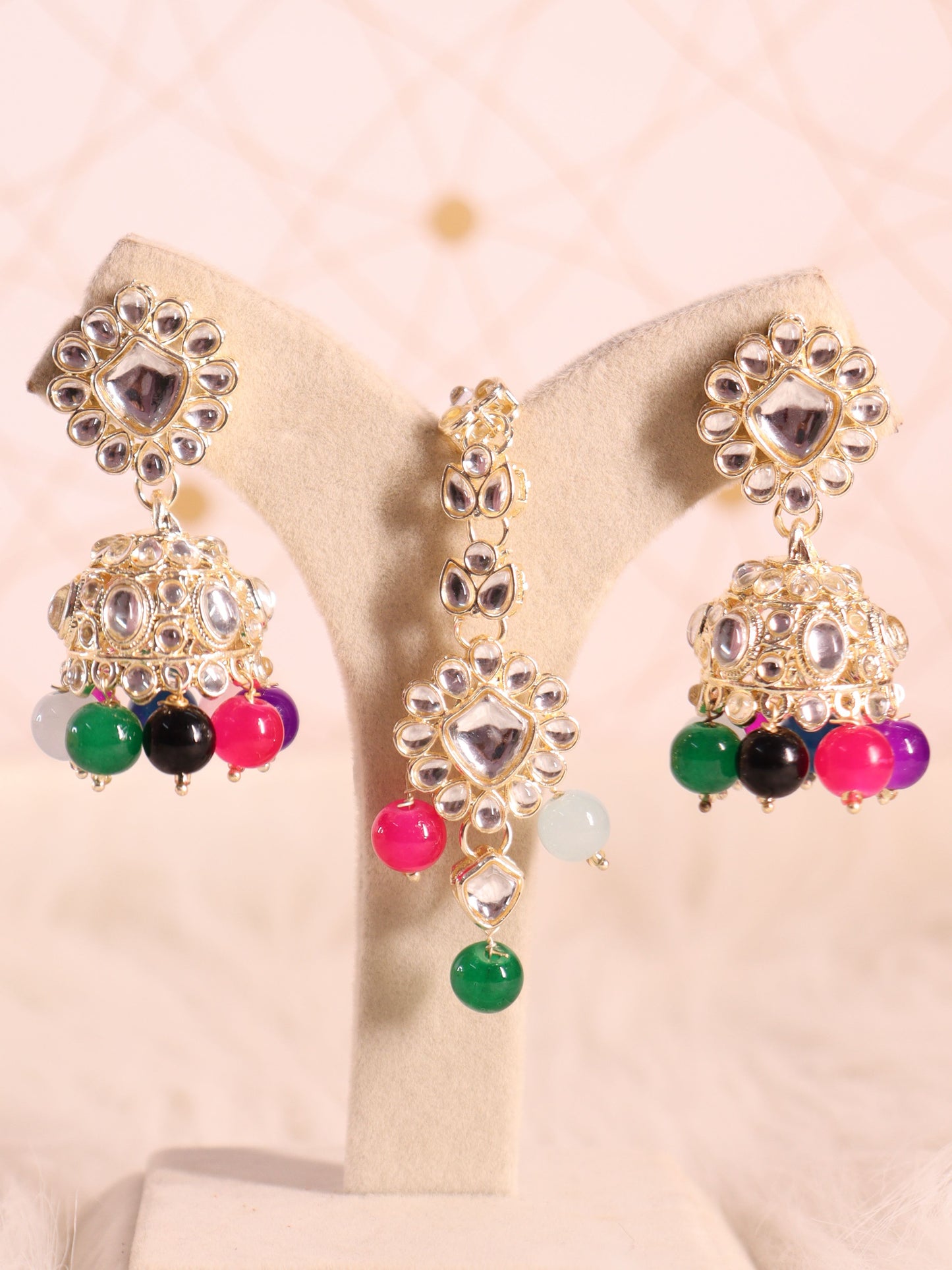 Multicolor Daya Necklace Set