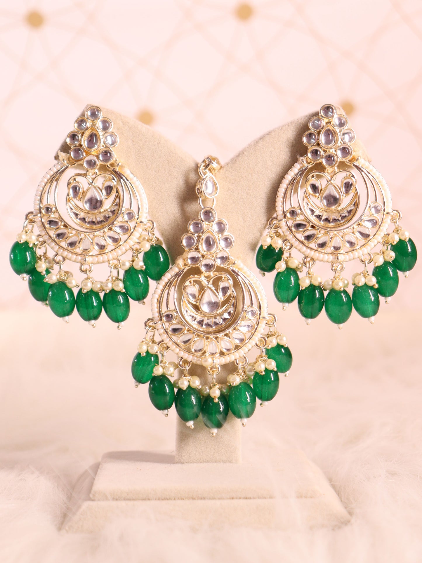 Green Jemma Necklace Set