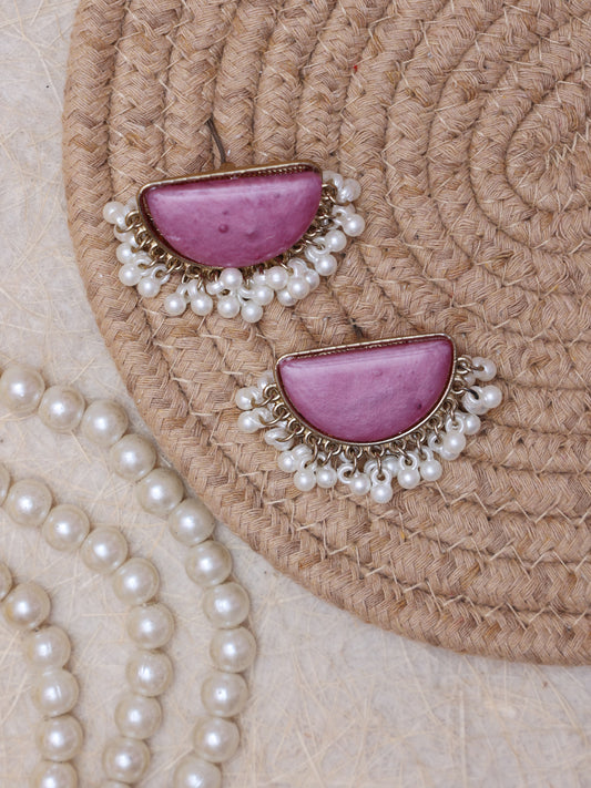 Purple Xeel Western Earrings