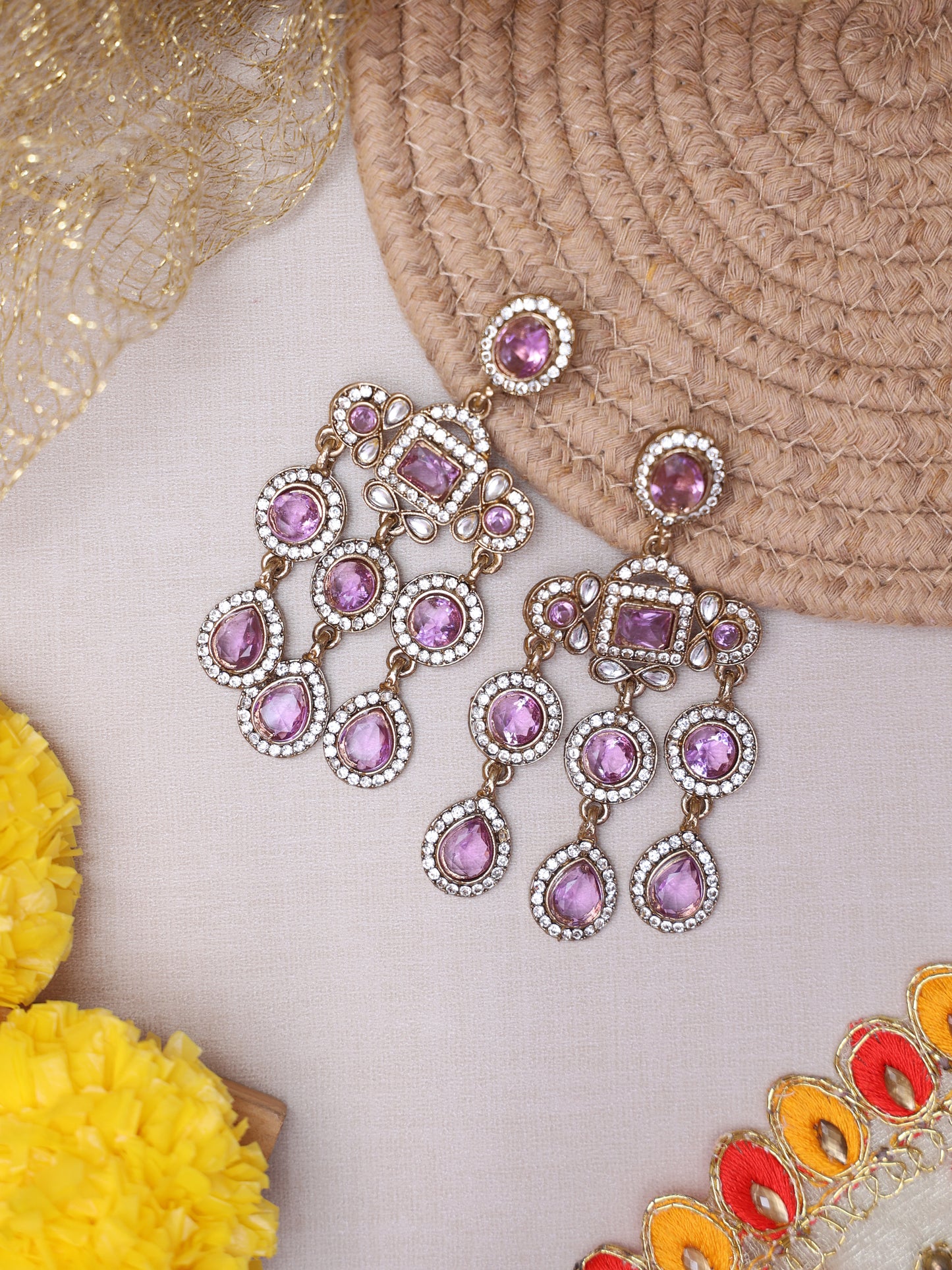 Lilac Madani Deisgner Earrings