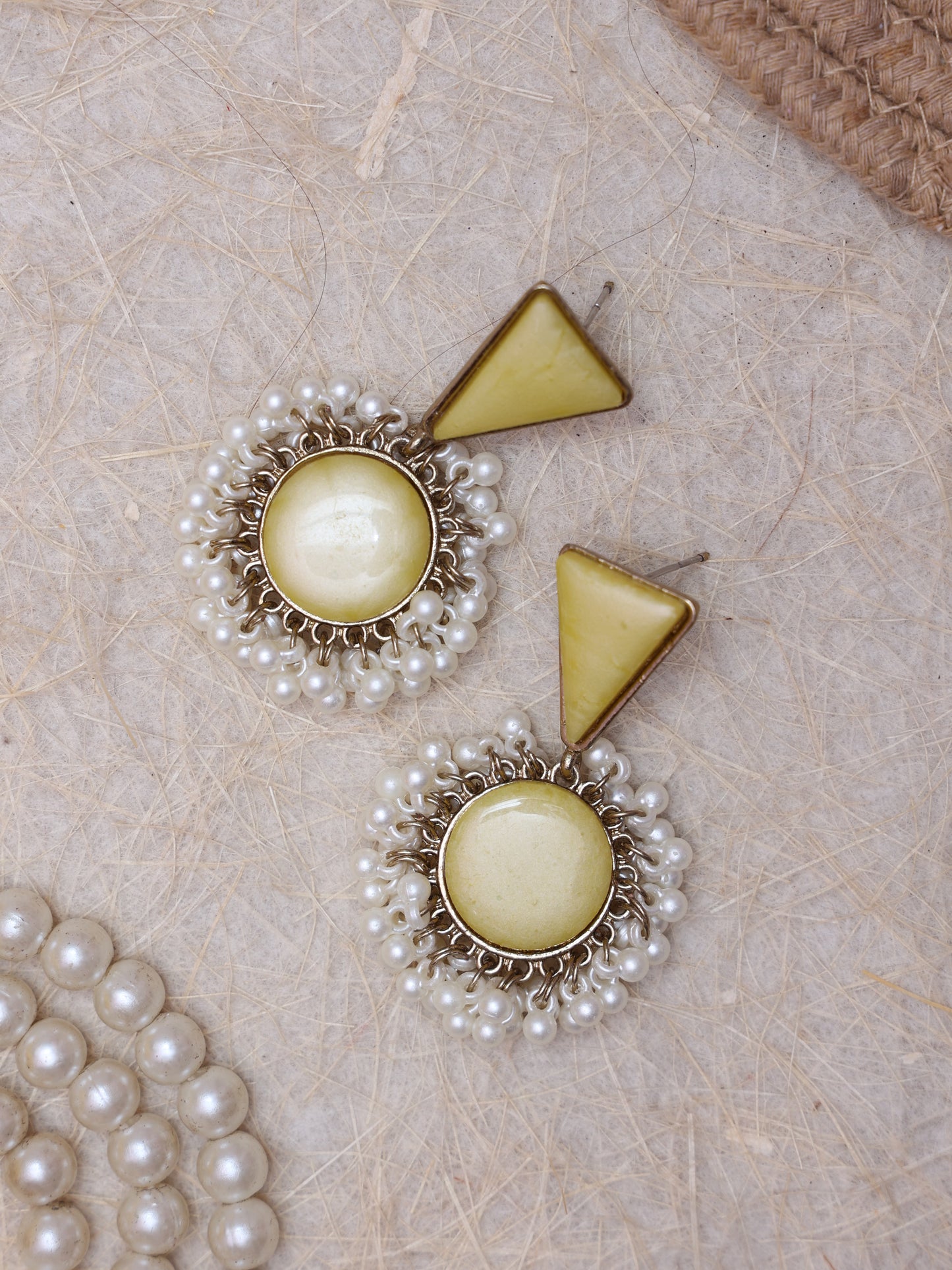 Yellow Sachi Western Earrings