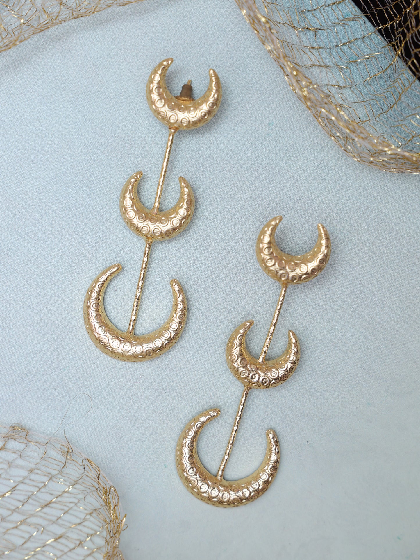 3 Chand Western Earrings