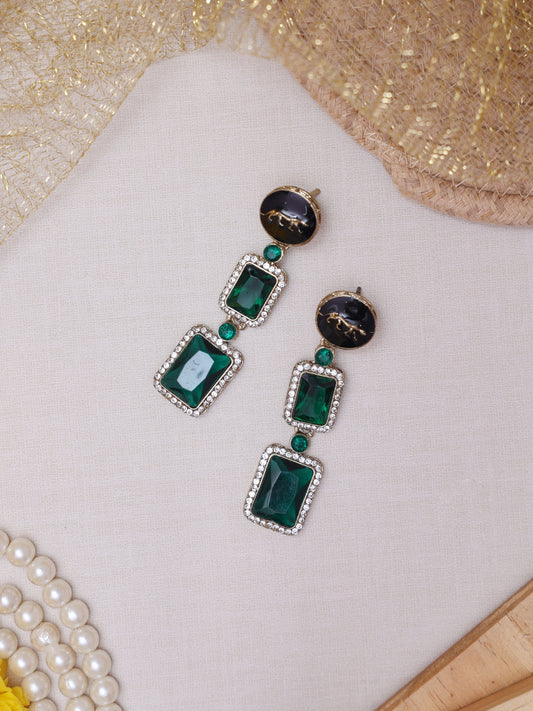 Emerald Sabyasachi Earrings