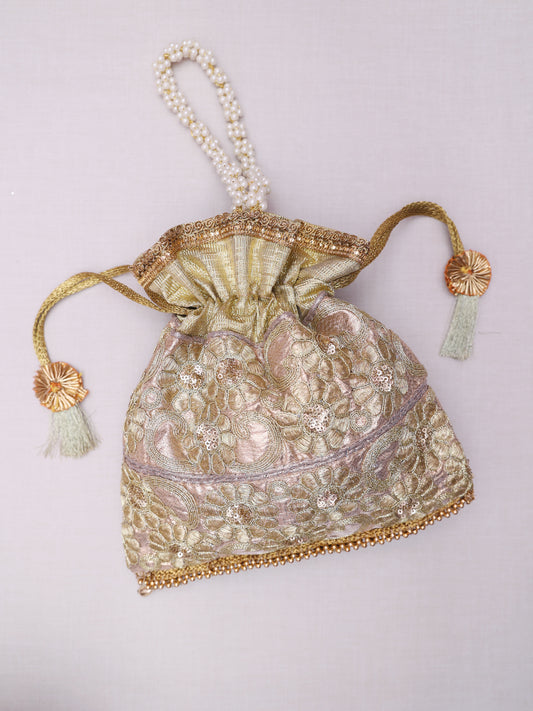 Golden Isabelle Potli Bag