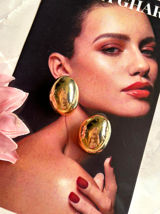 Golden Udayati Western Earrings