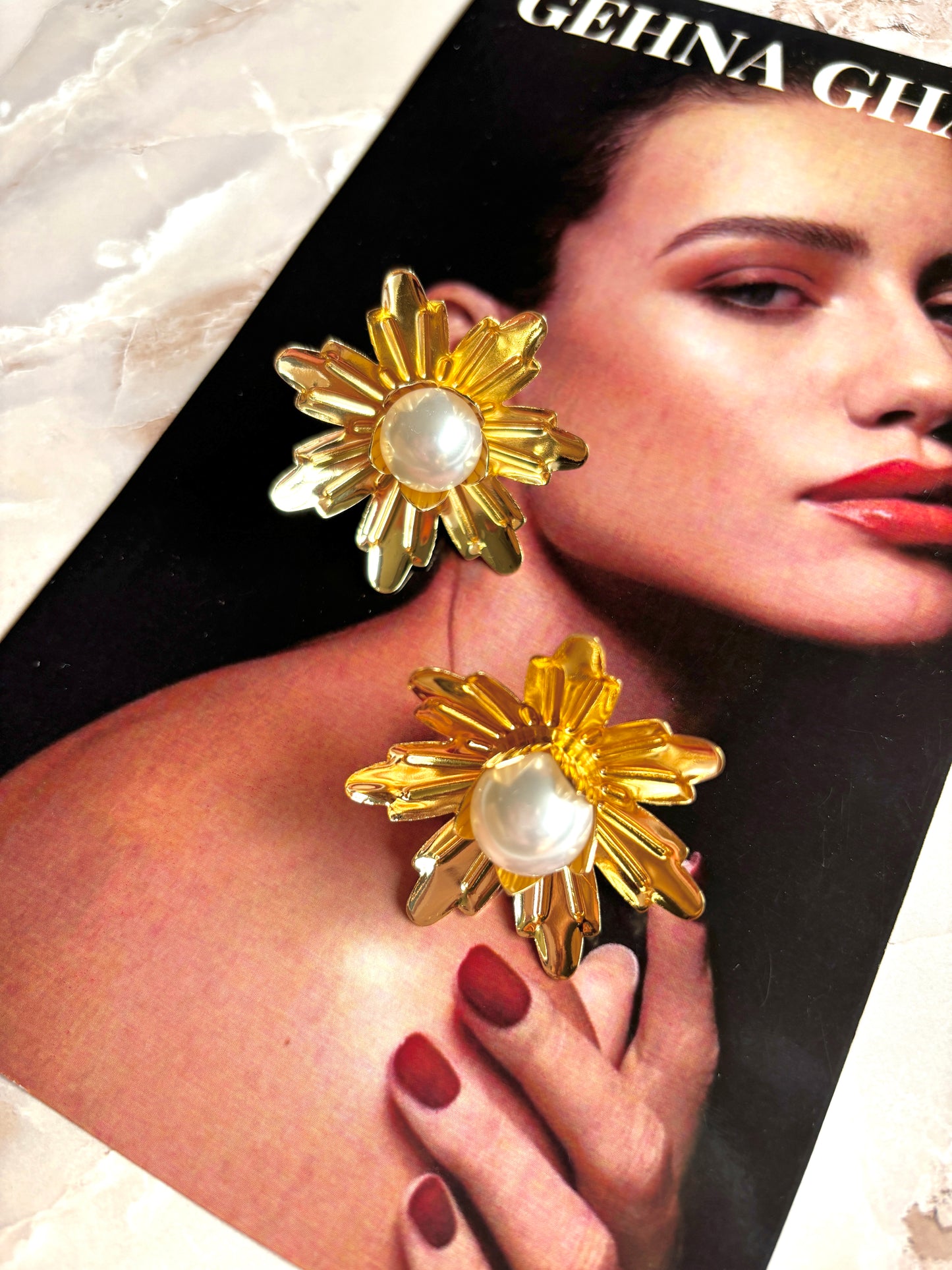 Golden Ihina Western Earrings