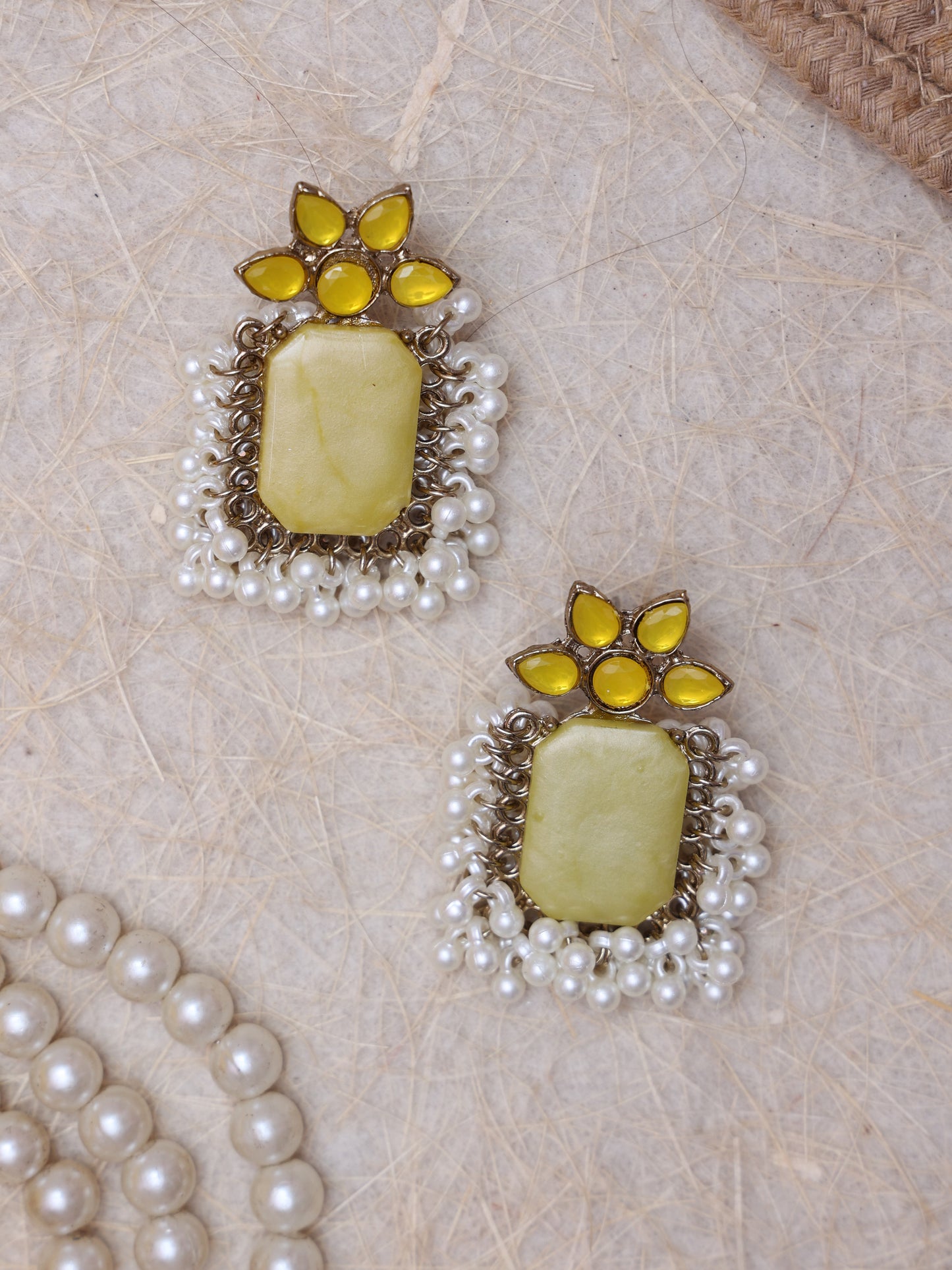 Yellow Jake Western Earrings