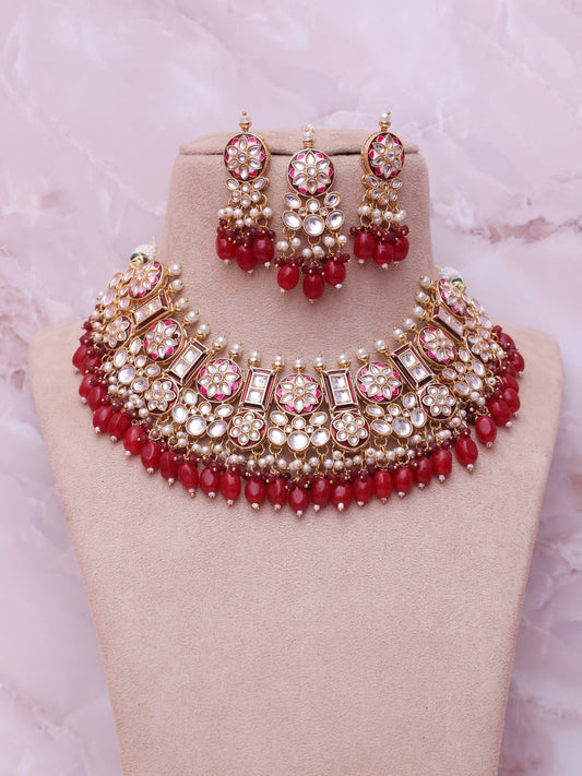 Red Ariya Necklace Set