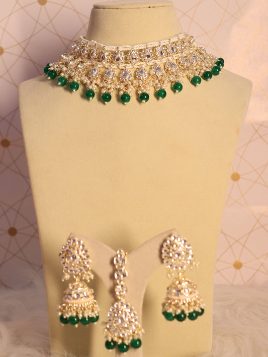 Emerald Green Aurelia Necklace Set