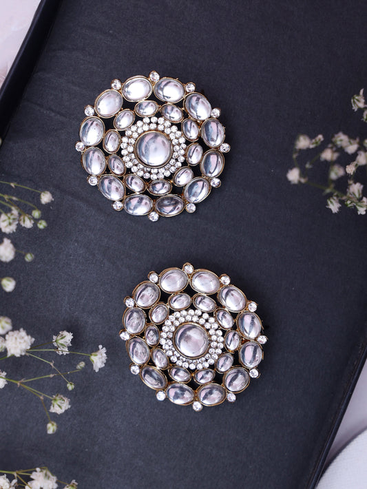 White Uchita Studs