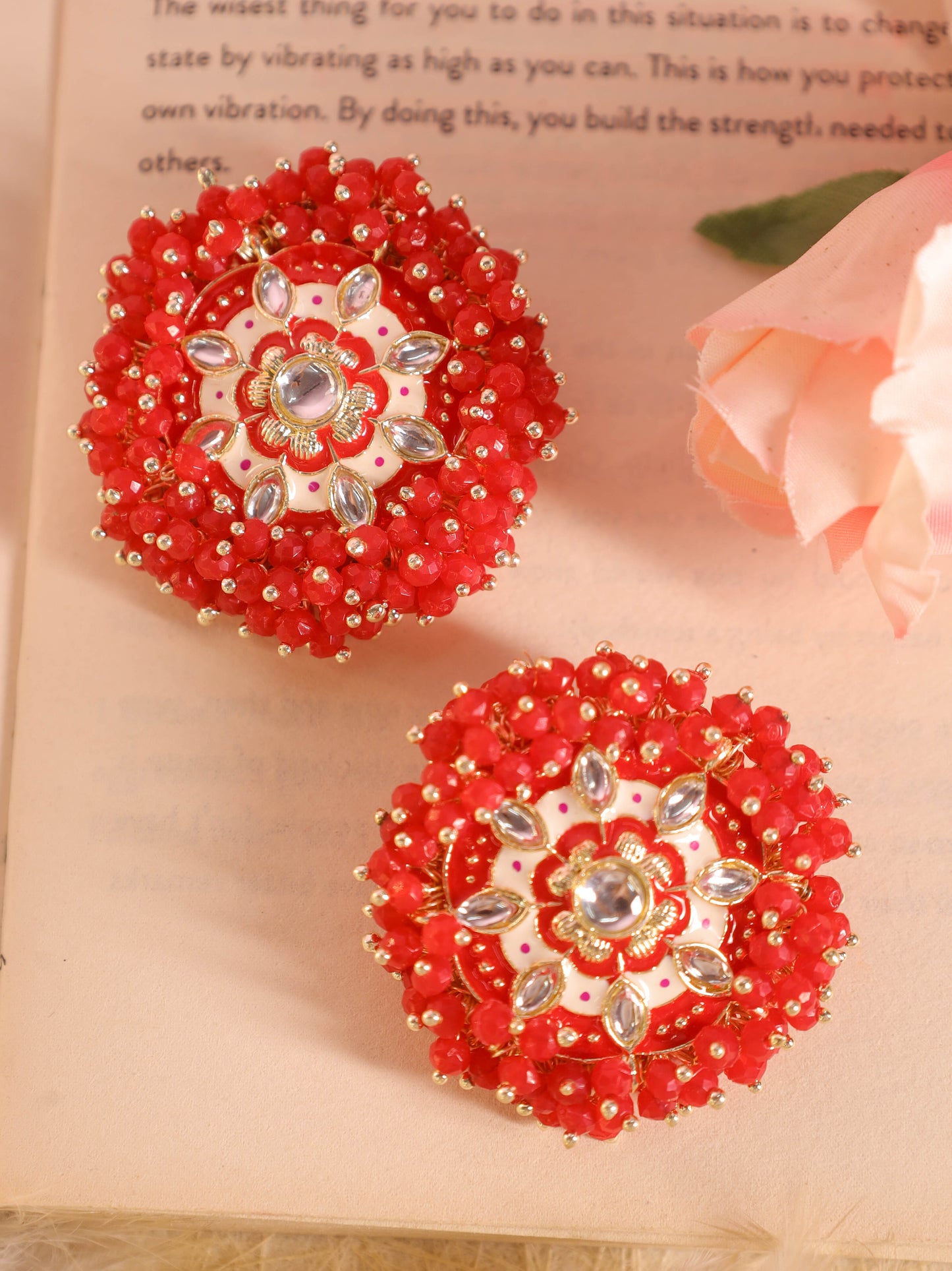 Red Kashvee Studs