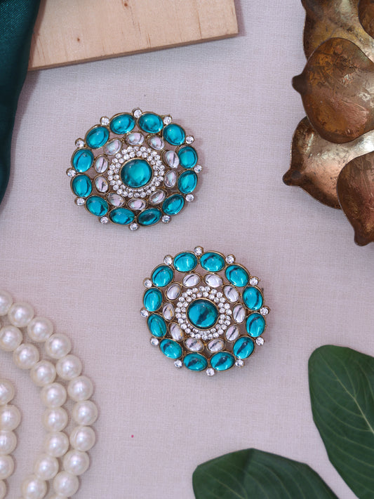 Rama Green Mastana Studs