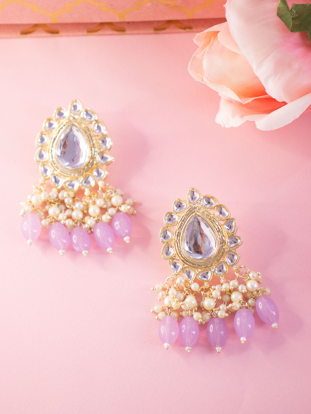 Lilac Greeshma Earrings