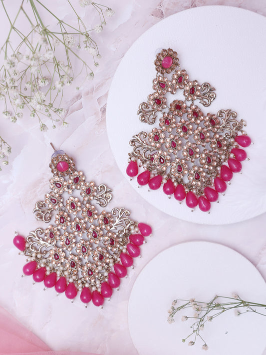 Pink Eashita Designer Earrings