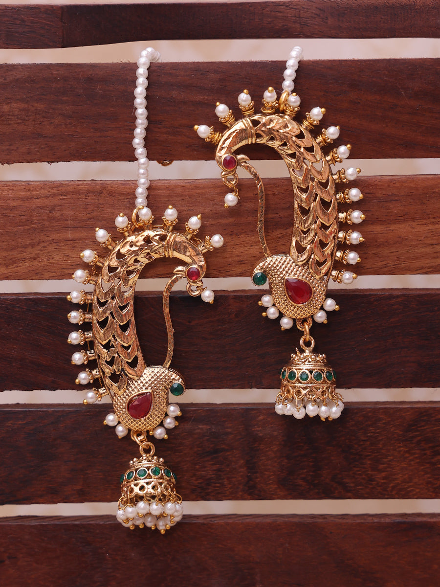 Golden Santoshi Jhumkis