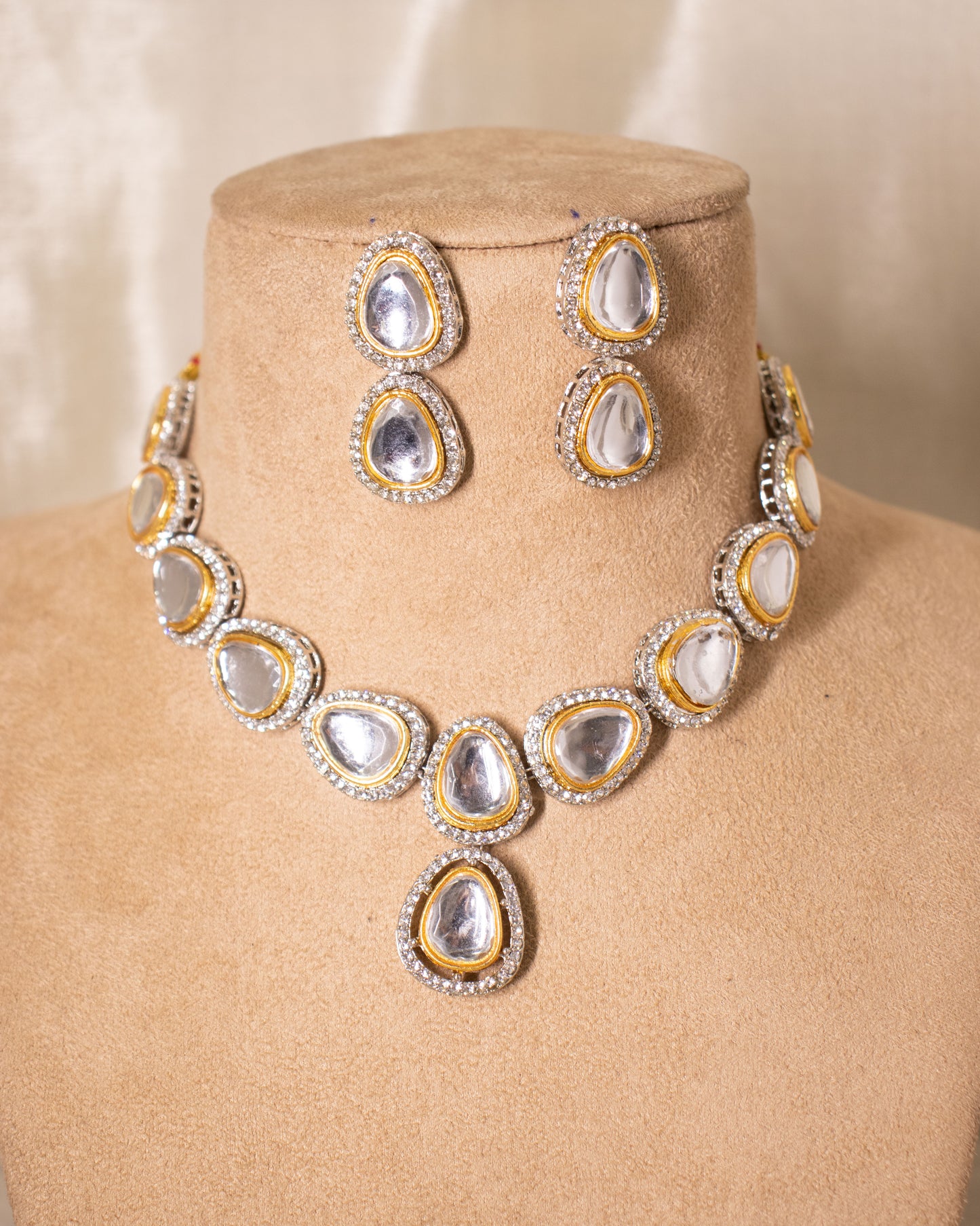 Silver Gehna Necklace Set