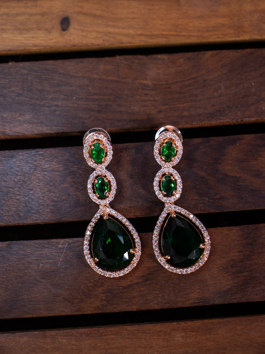 Green Eva AD Earrings