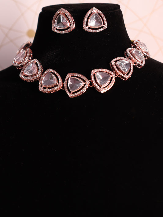 Rosegold Nova AD Polki Set