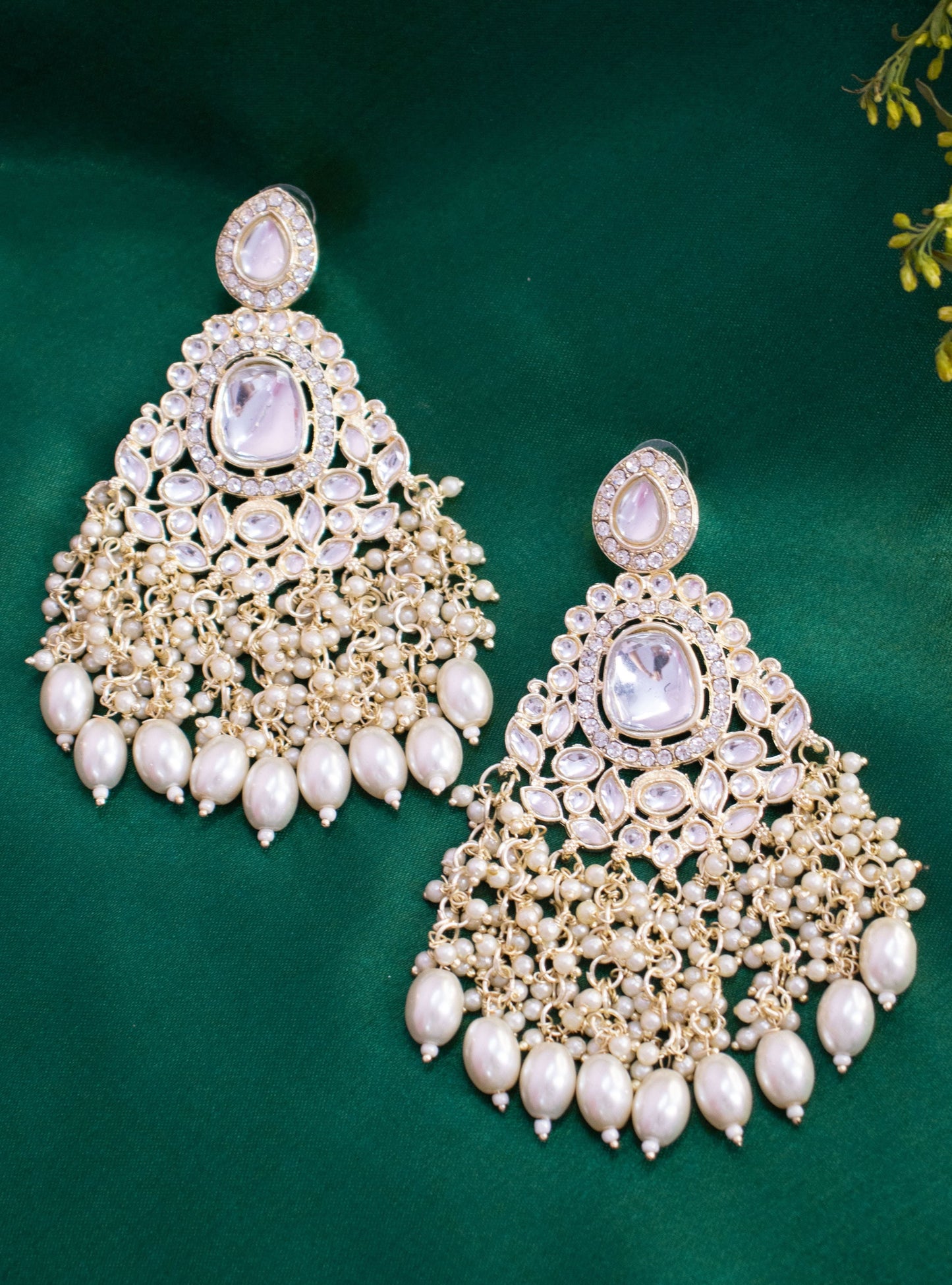 Ivory Bani Designer Earrings