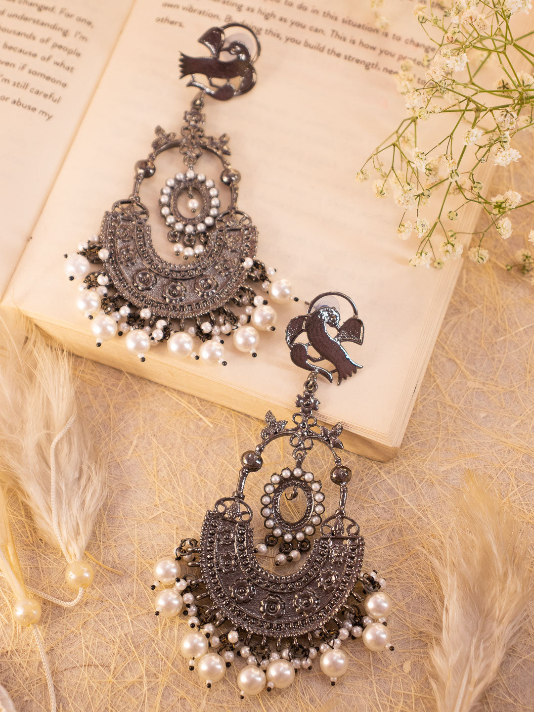 Alia Oxidized Chandbalis