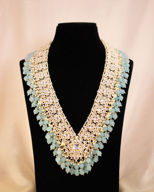 Turquoise Shyamala Long Necklace Set