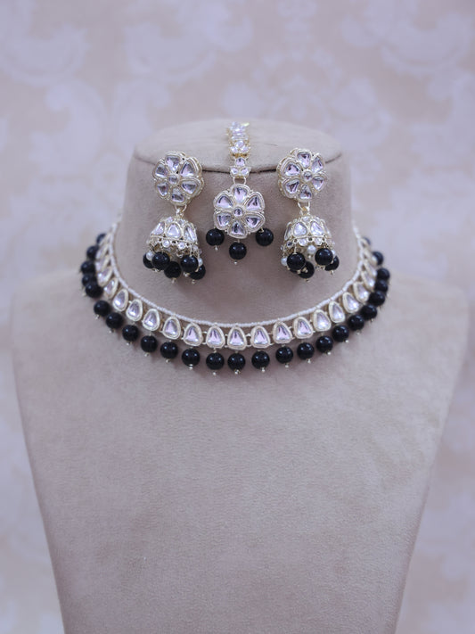 Black Tamia Necklace set