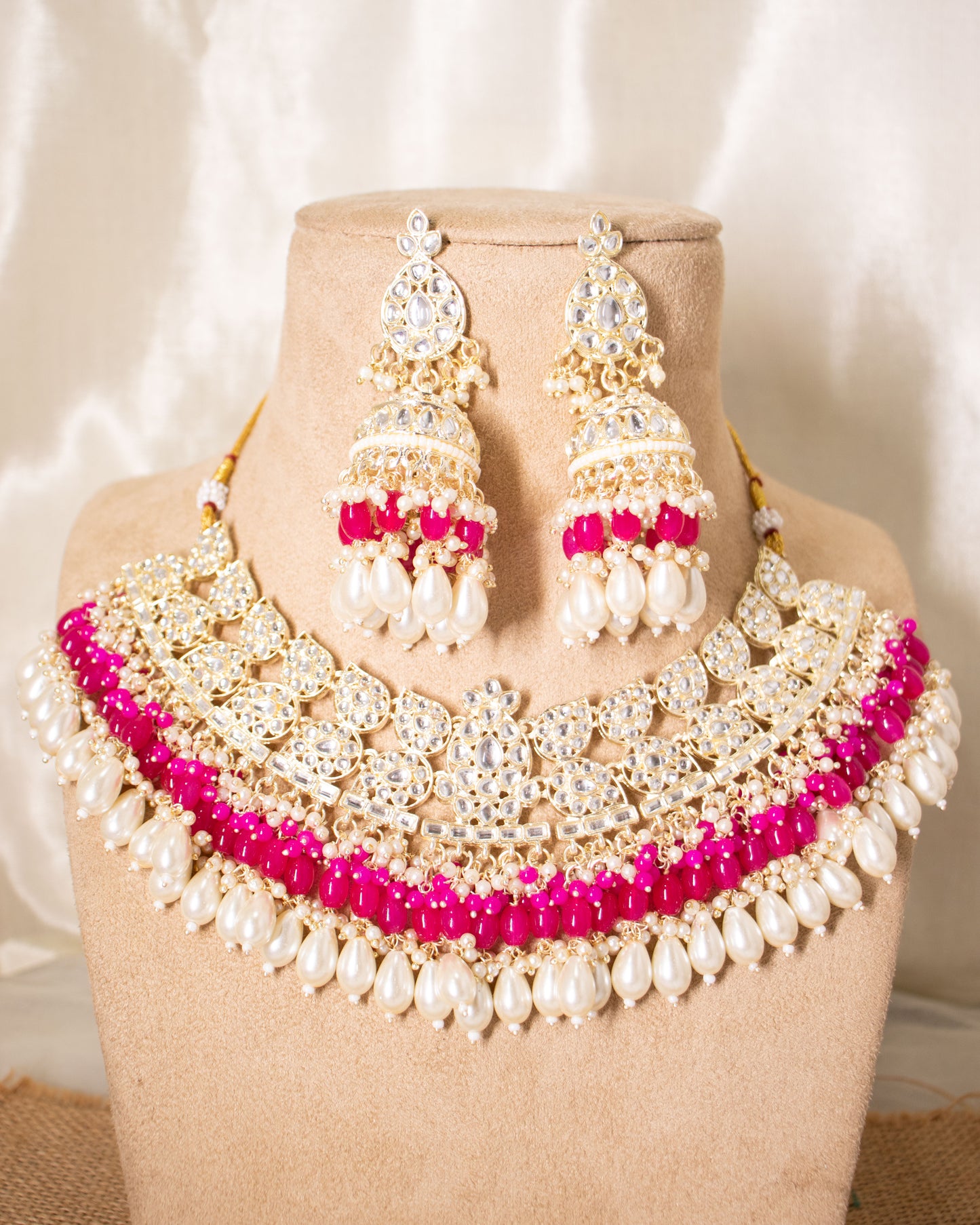 Pink Soha Jewellery Set