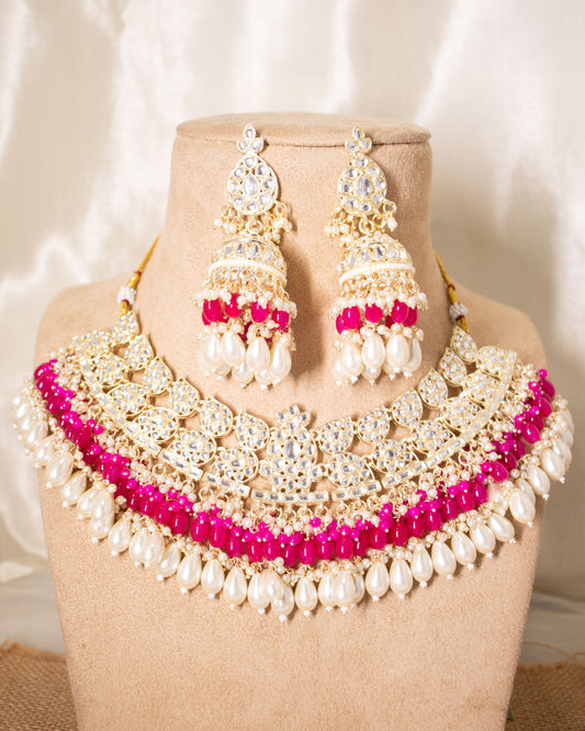 Pink Soha Jewellery Set